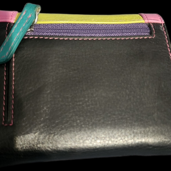 Colorful Tri-Fold RFID Wallet - Picture 3 of 8